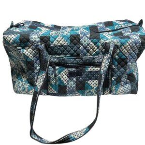 Vera Bradley Large Travel Duffel bag Limited Edition Cloud Vines Patchwork